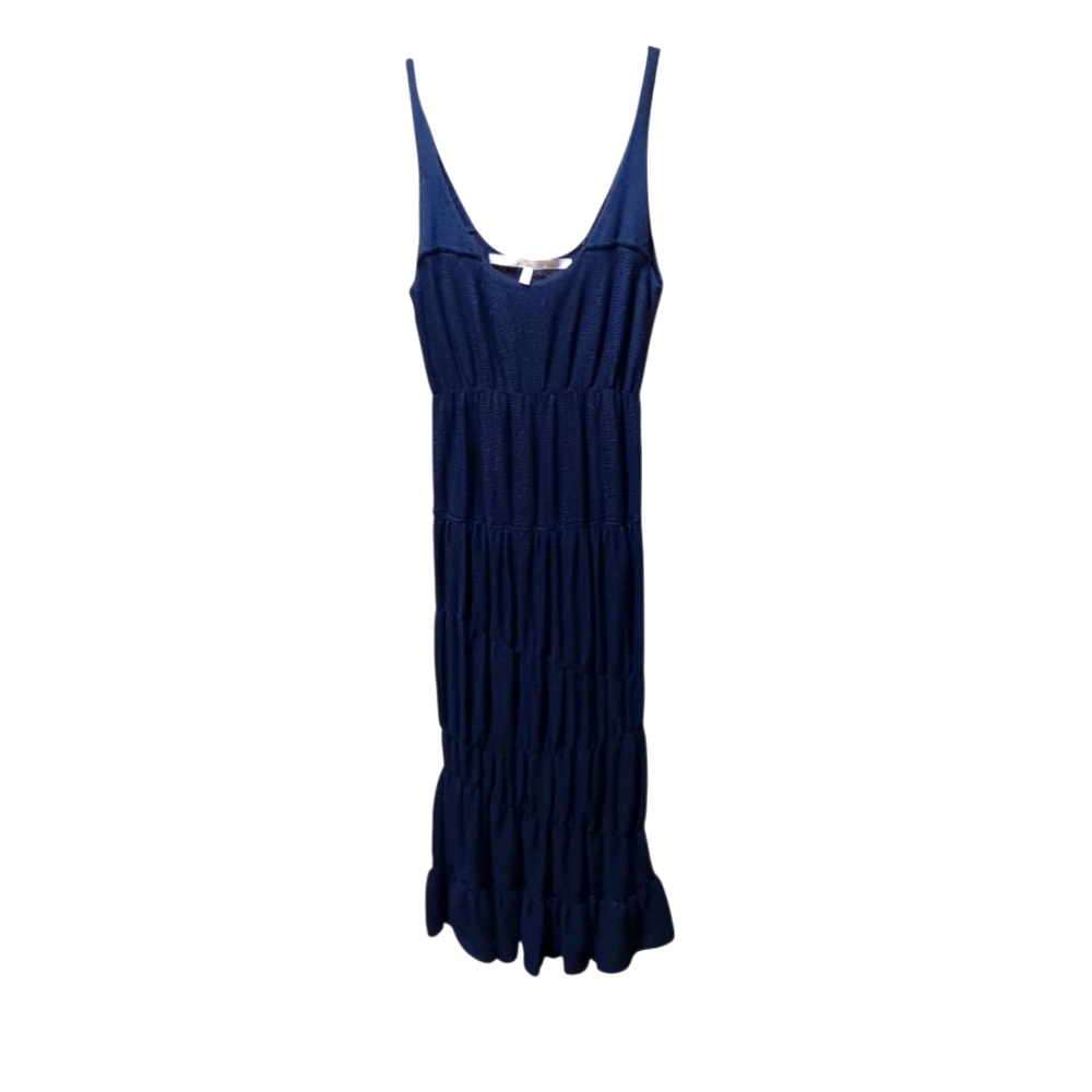 RACHEL Rachel Roy Deep Blue Tiered Sundress EUC